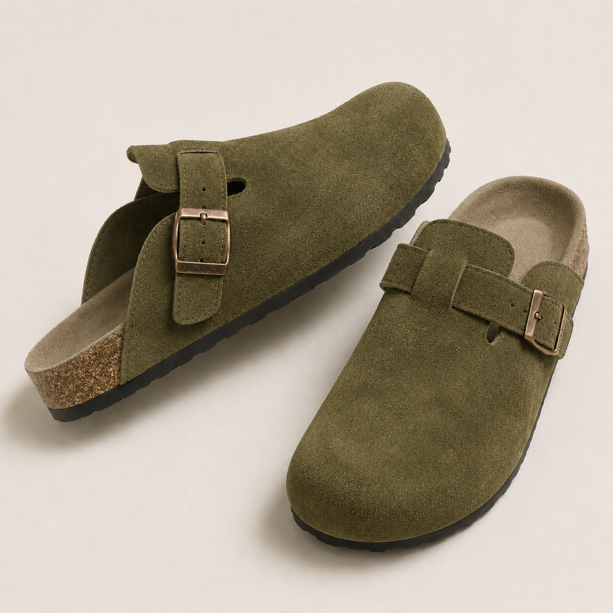 Rinelegs Zuecos de Ante — comodidad para todo el día