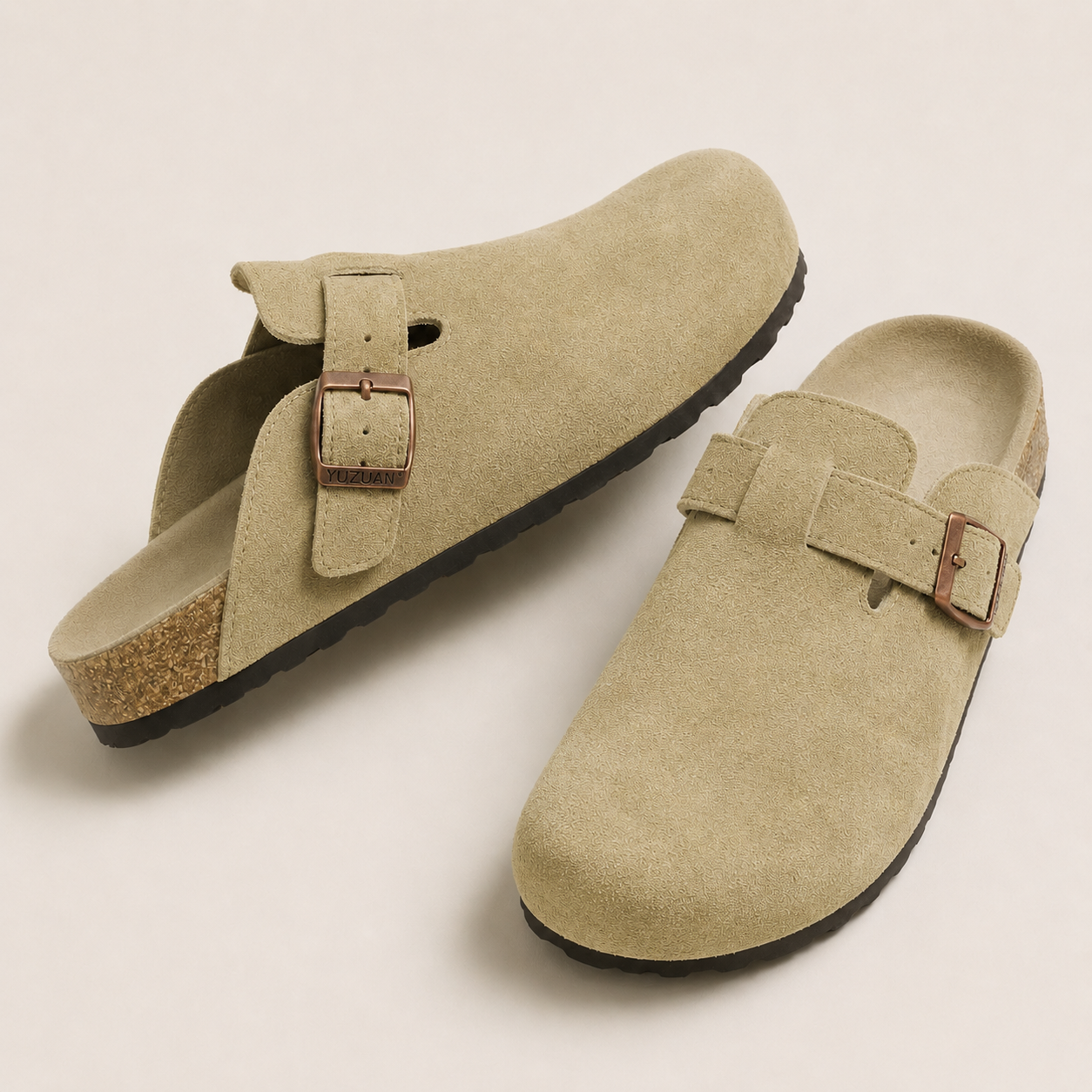 Rinelegs Zuecos de Ante — comodidad para todo el día