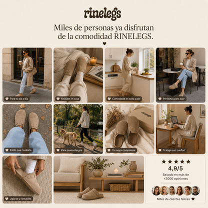 Rinelegs Zuecos de Ante — comodidad para todo el día