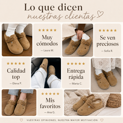 Rinelegs polie — Zuecos de Ante